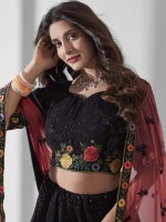 Black Premium Georgette Lehenga Choli